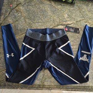 Under Armour Blue and Black Performance Leggings